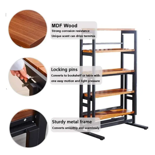 Last Day Clearance Only $29.99!Convertible 2 in 1 Shelf to Table